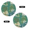 YIGOAOIU Mothers Day Portable Travel Double-Sided Mirror Makeup Artist Hand Mirror Essential for Men and Women Forest Animals view 2