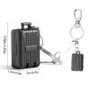 ABLY Portable Foldable Travel Nail Clipper, Stainless Steel Splash Proof Design, Mini Nail Trimmer Ideal for Home and Outdoor Activities (Black) view 3