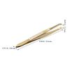 Didiseaon 2pcs Stainless Steel Eyebrow Tweezers for Removal and Grooming Plated Beauty Tools for Eyelash Extensions and Crafting view 2