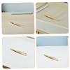 Didiseaon 2pcs Stainless Steel Eyebrow Tweezers for Removal and Grooming Plated Beauty Tools for Eyelash Extensions and Crafting view 3