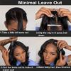 Enivuoso V Part Wig Curly Wig Afro Loose Wave Wear and Go Glueless Wigs for Black Women, Synthetic Hair Full Head Clip in Half Wig as Human Hair No Leave Out (Black, 20 Inch) view 2