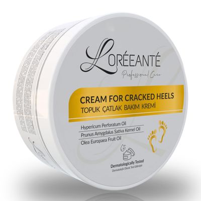 loreant Heel Crack Care Cream with Miraculous St. John's Wort Oil  Intense Repair for Dry, Cracked Heels | 5.29 Ounce | Fast Relief & Deep Moisture 150ML