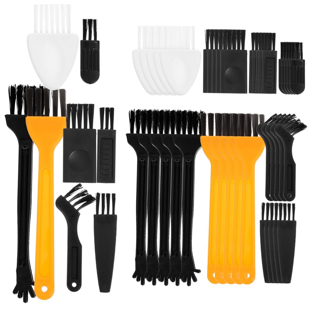 PartyKindom 48pcs Clipper Brush Set Mini Cleaning Brush for Tools Hair Clippers Keyboard Electronic