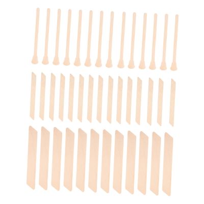 VALICLUD 150pcs Body Wax Applicators for Women Irregular Hair Wax Sticks for Smooth Body Hair Removal Safe User-friendly and Efficient Waxing for Home Salon Use