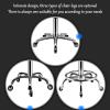 PZHANGZVH Height Adjustable Rolling Stool with Wheels,Round Heavy Duty Hydraulic Stool, Swivel Salon Stool Chair for Massage spa Kitchen Bar Office,F,56cm (S 56cm(22")) view 4