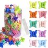 Mini Butterfly Hair Claw Clips, Butterfly Hair Clips for Girls 100 Pack -10 Assorted Colorful Hair Accessories for Girls and Women - 90s Y2K Cute, Small view 1