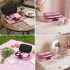 ANZOME Large Smell Proof Storage Bag with 7 Accessories, Lockable Stash Box with Combination Lock, Portable Travel Organizer Case with Activated Charcoal, Pink Gift for Women view 4