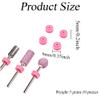 10Pcs Pink Silicone Nail Drill Dust Collector Drills Bits Dust Stopper Electric Nail Filer Dust-Proof Protector Caps Nail Art Tools Tech Supplies for DIY Salon Acrylic Nails view 2