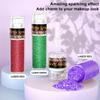 Hair and Body Glitter Spray, 1PC Purple Glitter Hairspray Dry Powder Makeup for Clothes, Festival Rave Prom Loose Sparkle Powder,Holographic Ultra Fine Resin Glitters for Crafts,10g (1PC Purple) view 4