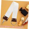 Mikinona Dual Layer Canvas Strop Professional Barber Shaving Tool for Straight for Barbershops and Personal Use Polishes and Sharpens Blades Smooth Shave view 3