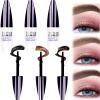 Easy Peel-Off Eyebrow Gel- Waterproof & Sweatproof, Tattoo Eyebrow Gel Easy Peel Off for Women, Long-Lasting Eye Brow Tinted Cream for All Skin Types (3PCS) view 1