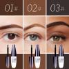 Easy Peel-Off Eyebrow Gel- Waterproof & Sweatproof, Tattoo Eyebrow Gel Easy Peel Off for Women, Long-Lasting Eye Brow Tinted Cream for All Skin Types (3PCS) view 2