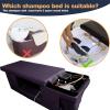 PQGKOBR Head Spa Equipment Frame Water Circulation Rack with Pillow Kit,180Arc Design for Salon Head Treatment Shampoo Bed Accessories,Shampoo Bed Bowl Wash Hair Salon Style Scalp Care view 4