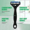 Wovnet 60 Pcs Men's Disposable Razors Set 3 Blade Bulk Sensitive Head Shaving Razors for Men Travel Hotel Spa Christmas Party Gift view 2