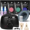 Waxing Kit -Digital Wax Warmer Machine for Hair Removal with 4 Packs of Hard Wax Beads & Silicone Pot for Full Body, Legs, Face, Eyebrows, Bikini, Brazilian at Home Waxing Kit for Men Women view 1