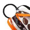 10pcs Sport Football Pattern Hair Tie Streamer, Orange and Brown Team Colors, 10 Inch Ribbon Ponytail Holder girl hair bows view 3