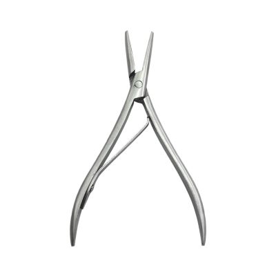 7 Inch Flat Teeth Silver Stainless Steel Clamp Hair