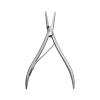 7 Inch Flat Teeth Silver Stainless Steel Clamp Hair view 1