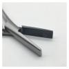 7 Inch Flat Teeth Silver Stainless Steel Clamp Hair view 2