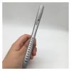 7 Inch Flat Teeth Silver Stainless Steel Clamp Hair view 3