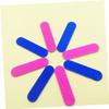 BAZEITFLOW 300pcs Nail Files for Natural Nails Professional Manicure Mini Wood Chip Files Double-Sided Sanding Block view 4