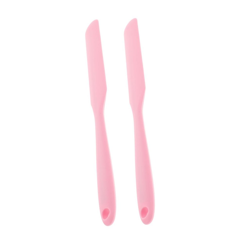 FOMIYES 2pcs Reusable Silicone Waxing Spatula Applicator for Hair Removal Non-stick Hard Waxing Tool for Body Eyebrow and Facial Hair Efficient Removal for Salons and Home Use