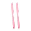 FOMIYES 2pcs Reusable Silicone Waxing Spatula Applicator for Hair Removal Non-stick Hard Waxing Tool for Body Eyebrow and Facial Hair Efficient Removal for Salons and Home Use view 1