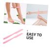 FOMIYES 2pcs Reusable Silicone Waxing Spatula Applicator for Hair Removal Non-stick Hard Waxing Tool for Body Eyebrow and Facial Hair Efficient Removal for Salons and Home Use view 3
