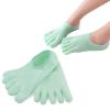 5-Toe Moisturizing Gel Socks for Women Men,Hydrating Foot Sleeves with Heel & Toes Care,Suitablefor Dry Cracked Heels view 1