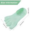 5-Toe Moisturizing Gel Socks for Women Men,Hydrating Foot Sleeves with Heel & Toes Care,Suitablefor Dry Cracked Heels view 2