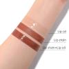 FOCALLURE 2-in-1 Lip Stain & Gloss Oil, Long-Lasting Transfer Proof Lip Tint with Non-Sticky Hydrating Formula, High-Pigment Waterproof Lip Gloss for Daily & Evening Wear,BB02 CHOCOLATE LATTE view 4