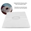 Face Cradle Covers, Massage Table Headrest Face Hole Cover Non Woven Fabrics Disposable Beauty Salon Bed Face Pillow for Massage Massage Table Pillow Cover (White Sun Hole Scarf) view 3