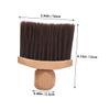 CALLARON Barber Neck Duster Brush Wooden Handle Hair Removal Tool Soft Bristles for Efficient Cleaning for Barbershops and Home Use Gentle Hair Ergonomic Design for Comfort view 2