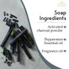 Activated Charcoal Face and Body Bar | Skin Detoxifying Soap for All Skin Types (100g) (1) view 4