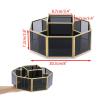 5-Compartment Spinning Cosmetic Display Tray Turntable Makeup Box Countertop and Vanity Tray for Bathroom Drawers (Transparent) view 2