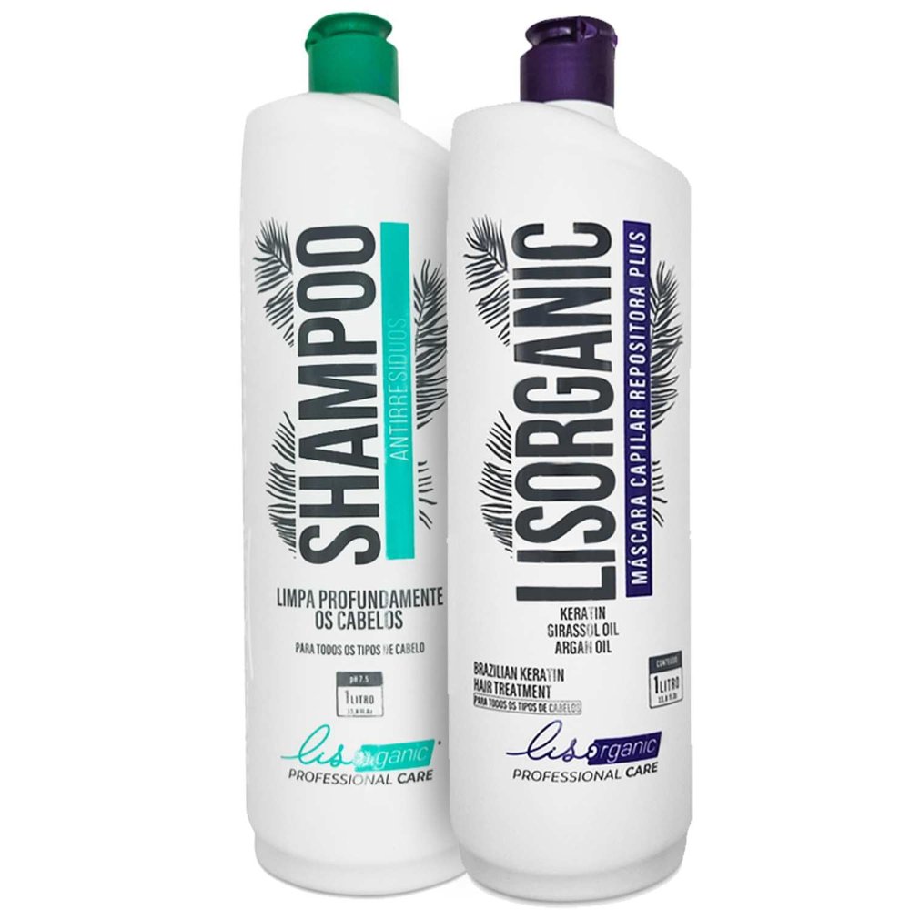 Lisorganic Semi-Definitive Smoothing Kit 0% Formaldehyde 67.63 fl  Intelligent Straightening System