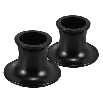 CALLARON 2pcs Alloy Razor Stand Base for Manual Safety Razors Vintage Shaving Brush Holder Durable for Bathroom Organization