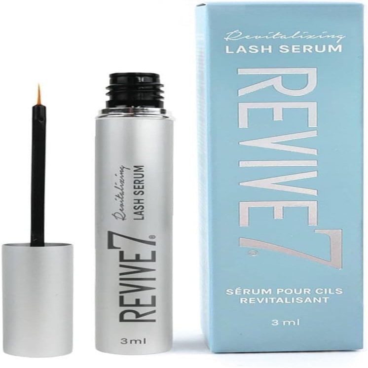 Original Revive7 Revitalizing Lash Serum for Eyelash Thickness - Eyelash Serum Brow Enhancer Eyelash Eyebrow - Lash Enhanced Formula for Longer, Full and Thicker Natural Eyelash, Made in Canada (3 ml)