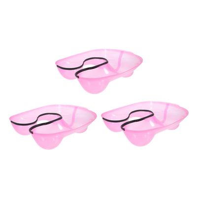 Healvian 3pcs Hair Perming Neck Tray Spill Salon Hair Washing Tray for Easy Dyeing and Straightening for