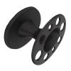 Versatile Hair Brush Holder with 8 SizeAdjustable Slots for Salon and Home Use Plastic Rack Display Stand for Hair Styling Accessories Black (Black) view 2
