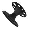 Versatile Hair Brush Holder with 8 SizeAdjustable Slots for Salon and Home Use Plastic Rack Display Stand for Hair Styling Accessories Black (Black) view 3
