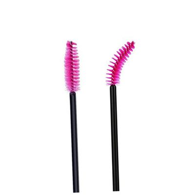 GALPADA 100pcs Disposable Eyelash Mascara Wands Applicator Makeup Brushes (Rose Red) for Eyelash Extensions and Makeup Application