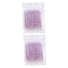 Ipetboom 200 Pcs Disposable Eyelash Cleaning Swabs Colorful Crystal Eyelash Grafting Tools for Makeup Artists view 1