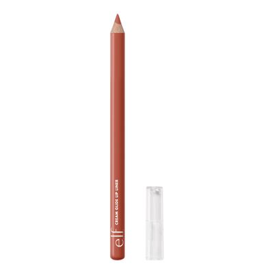 e.l.f. Cream Glide Lip Liner, Highly-Pigmented Pencil For Shaping & Sculpting Lips, Semi-Matte Finish, Vegan & Cruelty-Free, Cinnamatic