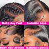 13x6 HD Lace Front Human Hair Wig, 30 Inch Body Wave, 200% Density, Pre-Plucked with Baby Hair view 2