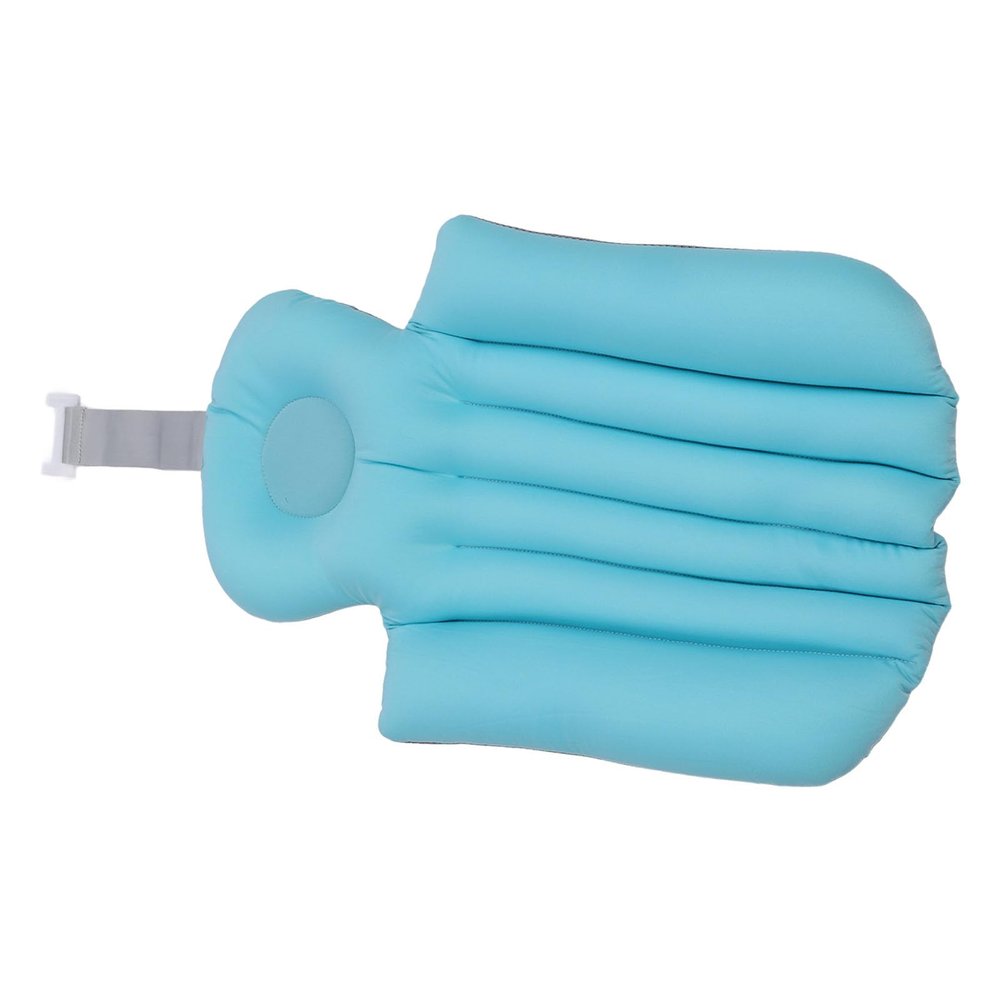 Bath Cushion for Tub, Bathtub Cushion with Suction Cup Non Slip Bathing Mat Neck Back Support Bathtub Cushion for Soaking Tub for Home Bathroom Hotel (Blue)