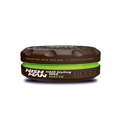 Hair Styling Hair Wax Matte: Matte Finish | Volume | Strong Hold | Hair Style | Water Soluble | Re-Stylable Wax for Men (100g/100ml)