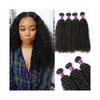 WANGHAI2024M Hair Extensions Raw Indian Kinky Curly 1 3 4 Bundles Remy Human Hair 8-40Inch Natural Hair Extensions Hair Wave Bundles(34inches) view 1