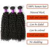 WANGHAI2024M Hair Extensions Raw Indian Kinky Curly 1 3 4 Bundles Remy Human Hair 8-40Inch Natural Hair Extensions Hair Wave Bundles(34inches) view 3