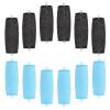 12PCS Coarse Replacement Rollers for Feet,Extra Coarse Roller Refill Heads,Replacement Roller Heads Compatible with Electric Foot Callus Remover Tool view 1